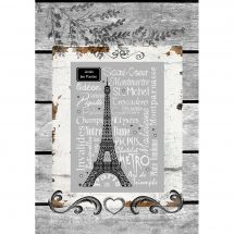 Foglio di punto croce - Isabelle Haccourt Vautier - Parigi