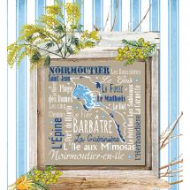 Foglio di punto croce - Isabelle Haccourt Vautier - Isola di Noirmoutier