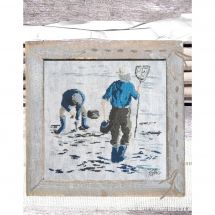 Foglio di punto croce - Isabelle Haccourt Vautier - Sogni di volpe