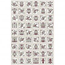 Diagramma + Tela - Isabelle Haccourt Vautier - Sogni di volpe