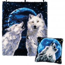 pacchetto creativo per il tempo libero - Vervaco - Ensemble di lupi e luna