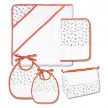 Set di nascita per ricamare - DMC - Valigia per bambini - Fogliame