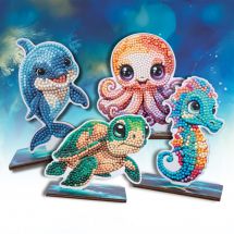 statuetta di diamante - Crystal Art D.I.Y - Pacchetto animali dell'oceano