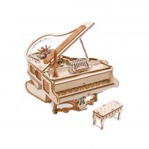 Puzzle meccanico 3D in legno - ROKR - Boîte à musique - Il pianoforte magico