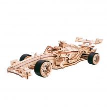 Puzzle meccanico in legno 3D - ROKR - Auto da corsa