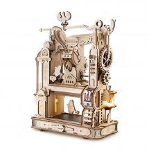 Puzzle meccanico 3D in legno - ROKR - Macchina da stampa classica
