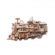 Puzzle meccanico 3D in legno - ROKR - locomotiva