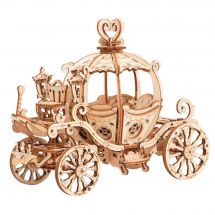 Puzzle in legno 3D - ROKR - Carrozza della principessa