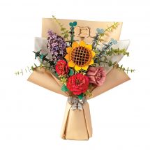 Puzzle in legno 3D - ROWOOD - Mazzo di fiori