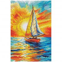 kit ricamo a punto croce - RTO - Navigare sotto il sole