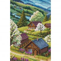 kit ricamo a punto croce - RTO - Primavera nelle Highlands