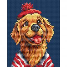 kit ricamo a punto croce - RTO - Avventurieri a righe - Labrador