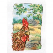 Kit Punto Croce - RTO - Il gallo nell'aia
