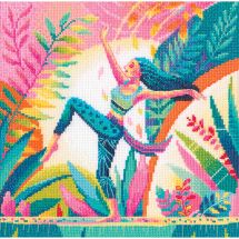 kit ricamo a punto croce - RTO - ballerina, dance, danza,