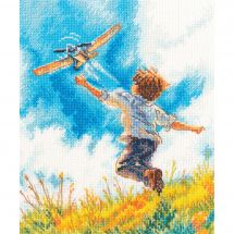kit ricamo a punto croce - RTO - Oltre il cielo