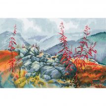 kit ricamo a punto croce - RTO - Le montagne