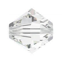 Perline e paillettes - Rowan - Confezione da 100 perle Swarovski 4 mm - Cristallo classico