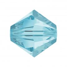 Perline e paillettes - Rowan - Pacchetto di 100 perle Swarovski 4 mm - Aquamarine