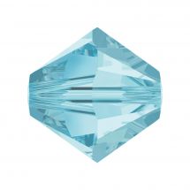 Perline e paillettes - Rowan - Pacchetto di 25 perle Swarovski 8 mm - Aquamarine