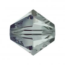 Perline e paillettes - Rowan - Pacchetto di 25 perline Swarovski 8 mm - Black Diamond
