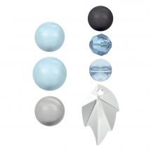Perline e paillettes - Rowan - Confezione da 14 perle Swarovski - Crystal Selection