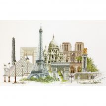 Kit Punto Croce - Thea Gouverneur - Parigi - Aïda