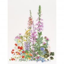Kit Punto Croce - Thea Gouverneur - Fiori di campo - Aïda blanche
