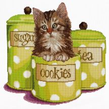Kit Punto Croce - Thea Gouverneur - È l'ora del cookie