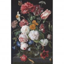 Kit Punto Croce - Thea Gouverneur - Fiori di natura morta in un vaso