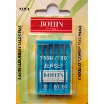Aghi per macchine da cucire - Bohin - 5 aghi jersey 70/80/90