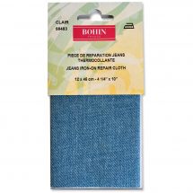 Rinforzi Ferro su ferro - Bohin - Parte di riparazione termoadesivo jeans sbiadito