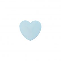 Bottoni di coda - Union Knopf by Prym - Set di 3 bottoni in poliestere - cuore blu 12 mm