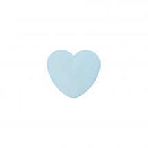 Bottoni di coda - Union Knopf by Prym - Set di 3 bottoni in poliestere - cuore blu 12 mm