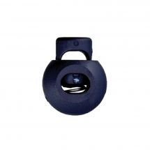 punte - Union Knopf by Prym - Set di 2 stopper a 1 foro per corde - 20 mm blu navy