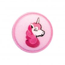 Bottoni di coda - Union Knopf by Prym - Set di 2 bottoni - 18 mm rosa / unicorno