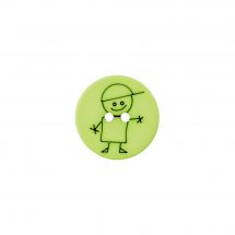 Bottoni a 2 fori - Union Knopf by Prym - Set di 3 pulsanti - Boy 15 mm verde chiaro
