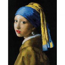 Kit Punto Croce - Riolis - La ragazza con la perla dopo Vermeer