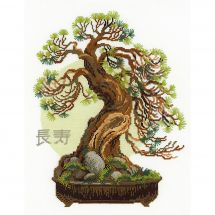 Kit Punto Croce - Riolis - Bonsai pine, 