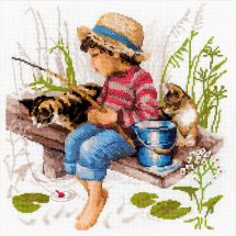 Kit Punto Croce - Riolis - Alla pesca