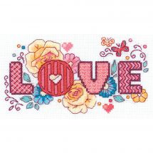 Kit Punto Croce - Riolis - Love