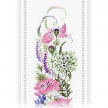 Kit per banner da ricamo - Riolis - assortimento di fiori