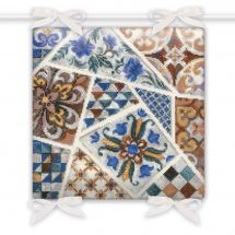 Kit cuscino da ricamo - Riolis - Cuscino mosaico