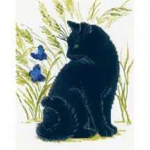 Kit Punto Croce - Riolis - Gatto nero