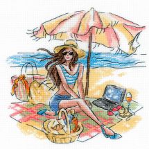 Kit Punto Croce - Riolis - In spiaggia
