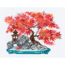 Kit Punto Croce - Riolis - Bonsai d'autunno