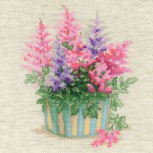 Kit Punto Croce - Riolis - Astilbe