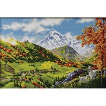 Kit Punto Croce - Riolis - Villaggio di montagna