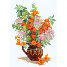 Kit Punto Croce - Riolis - Mazzo di Physalis