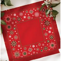 Kit tovaglia da ricamo - Riolis - Tovaglia di Natale
