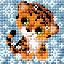 Kit ricamo diamante - Riolis - Tigre della neve